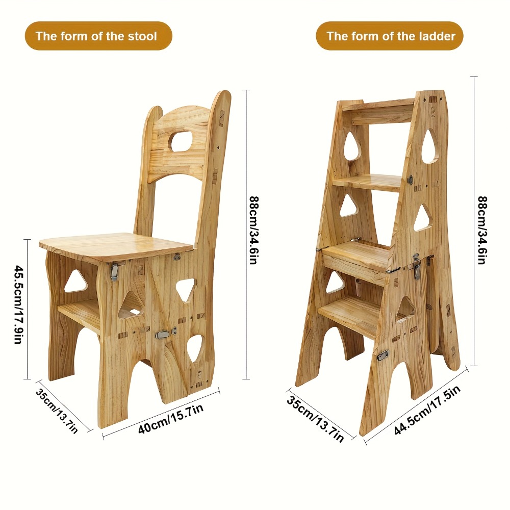 4 Step Foot Stool Chair 3in 1  - مراجعة Folding Chair وسعره