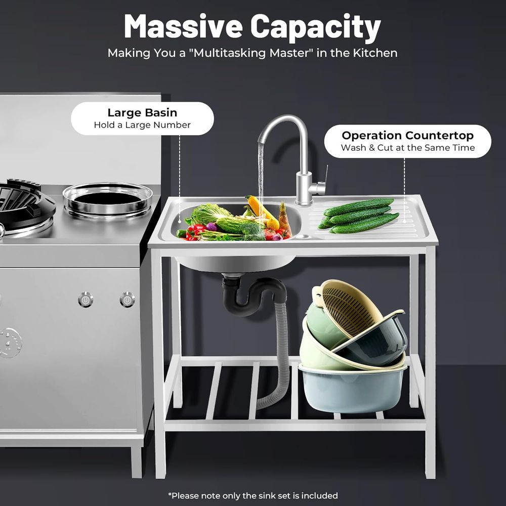 Portable Stainless Steel Laund - مراجعة Outdoor Camping Table وسعره