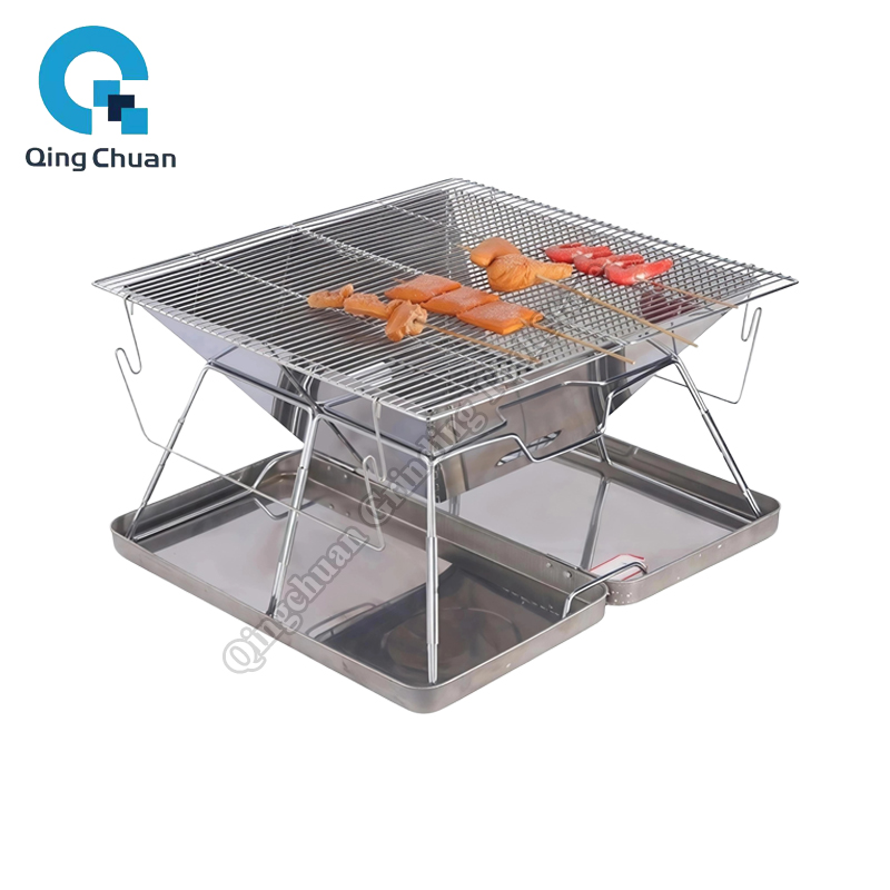 Camping Grill Charcoal Stove F - مراجعة Outdoor Camping Fire وسعره