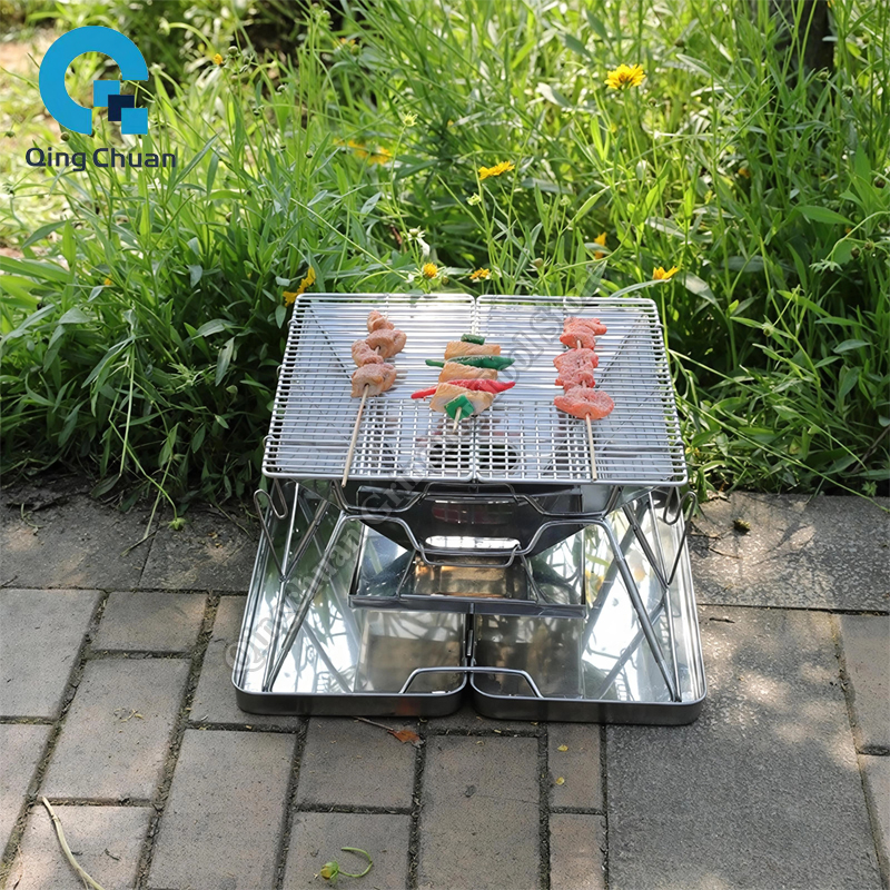Camping Grill Charcoal Stove F - مراجعة Outdoor Camping Fire وسعره