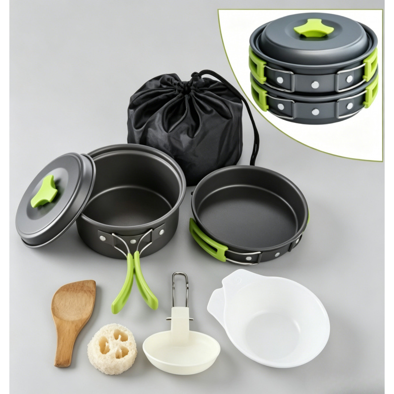 Portable Durable Camping Cookw - مراجعة Outdoor Camping World وسعره