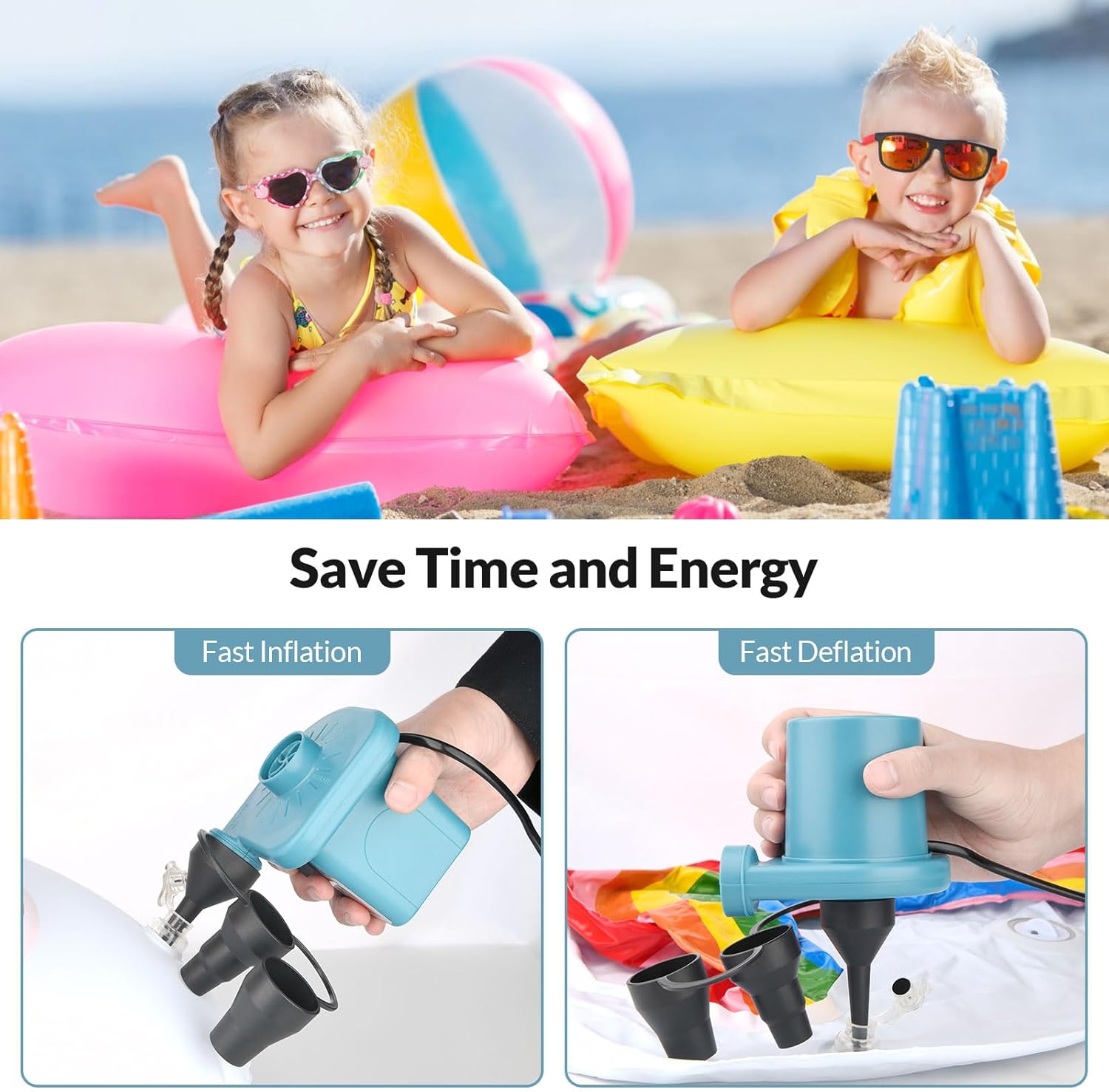 Electric Air Pump for Inflatab - مراجعة Inflatable Mattress وسعره