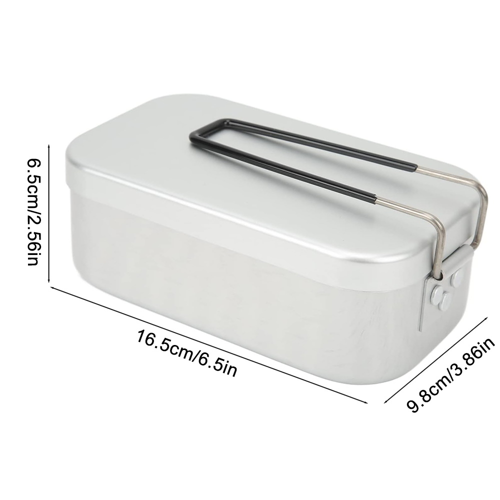 800ML Aluminum Lunch Boxes Out - مراجعة Outdoor Camping World وسعره