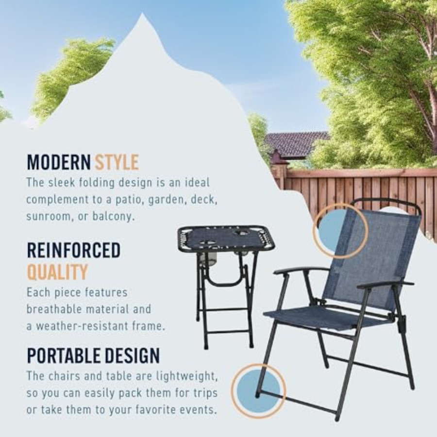 Trapper's Peak 3-Piece Folding - مراجعة Folding Chair وسعره