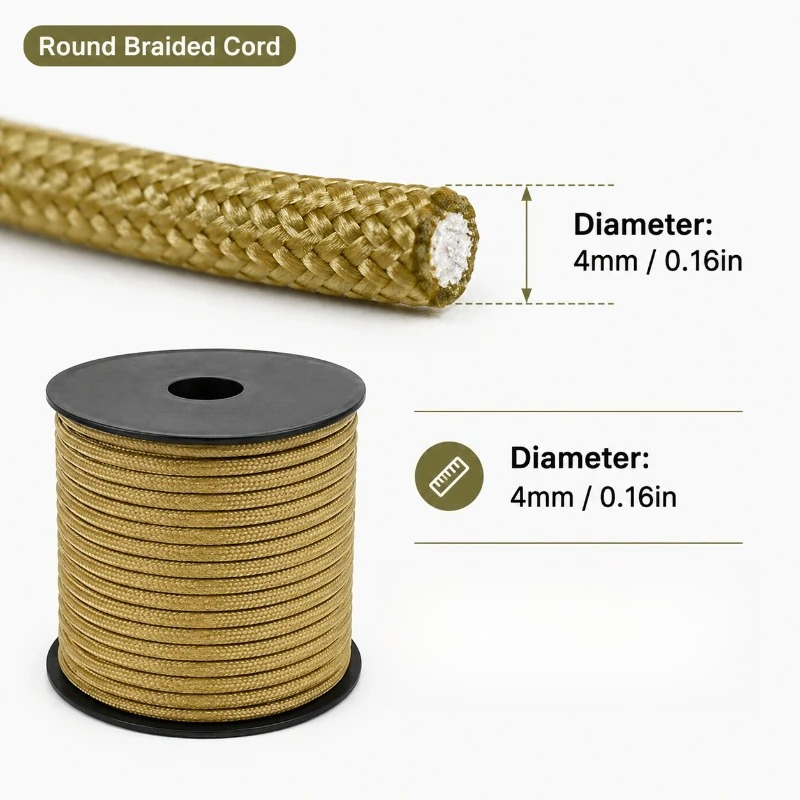 30/50/100M 4mm 550 Paracord Ro - مراجعة Outdoor Camping Extension Cord وسعره