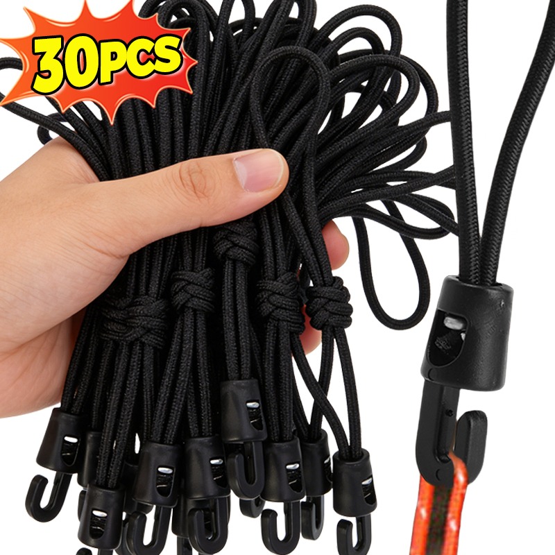 10/15/25cm Elastic Bungee Cord - مراجعة Outdoor Camping Extension Cord وسعره