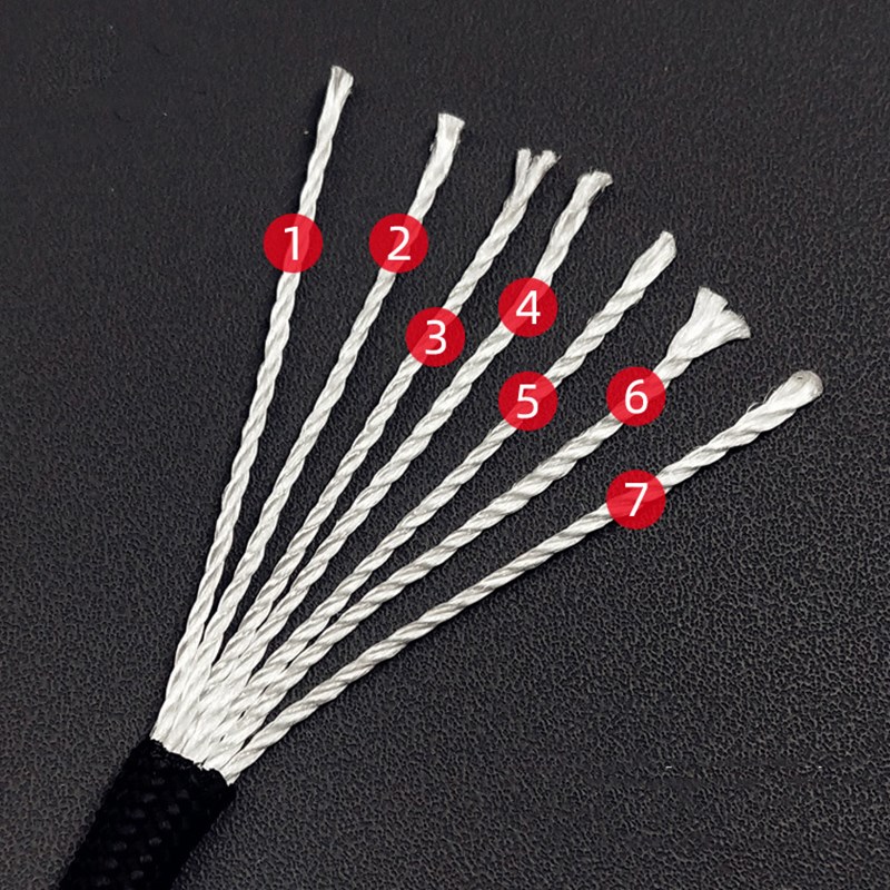 5M/15M/30M 7-Core 550 Paracord - مراجعة Outdoor Camping Extension Cord وسعره