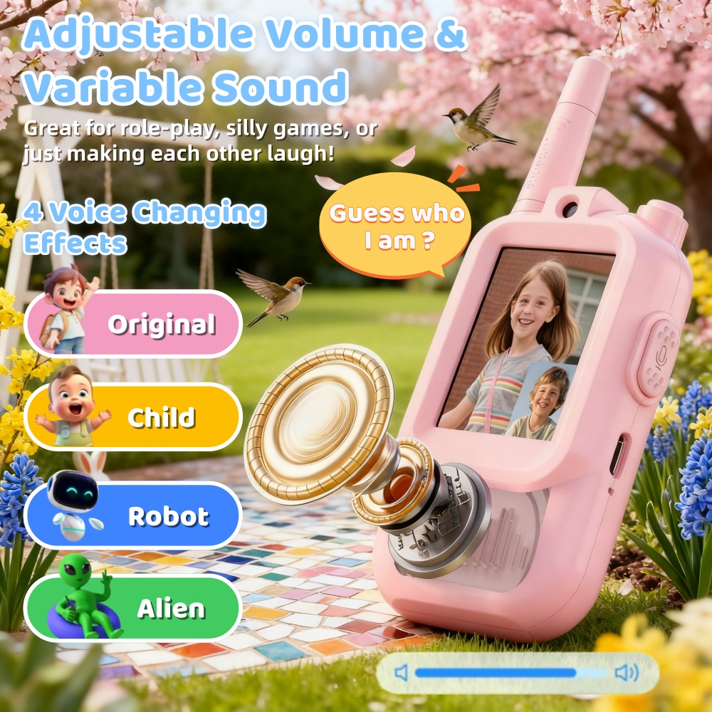2PCS Video Walkie Talkie For K - مراجعة Outdoor Camping Videos وسعره
