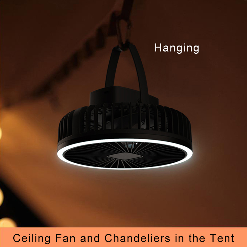 Portable Camping Fan 10000mAh  - مراجعة Outdoor Camping Misting Fan وسعره