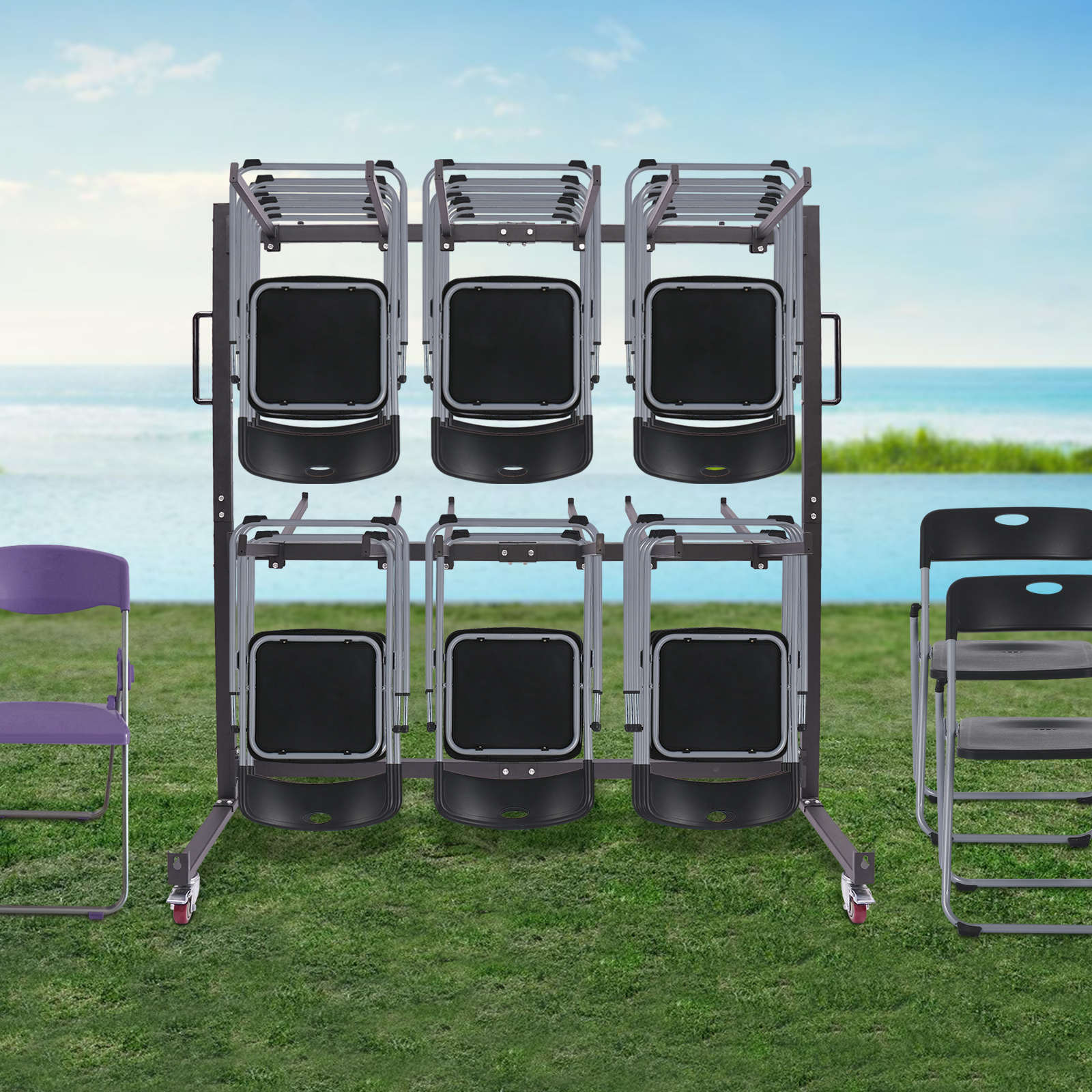 Folding Table and Chair Cart,  - مراجعة Folding Chair وسعره
