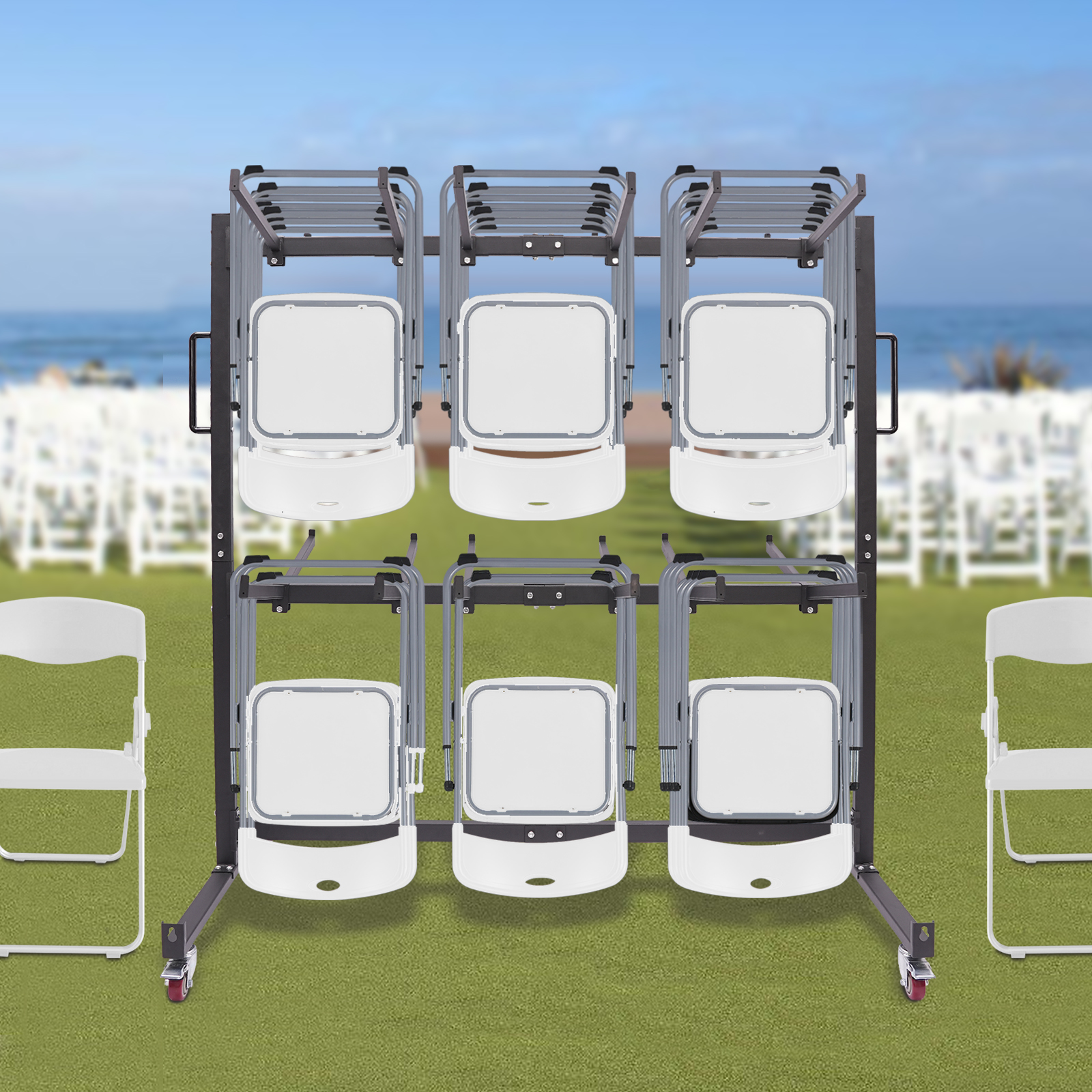 Folding Table and Chair Cart,  - مراجعة Folding Chair وسعره