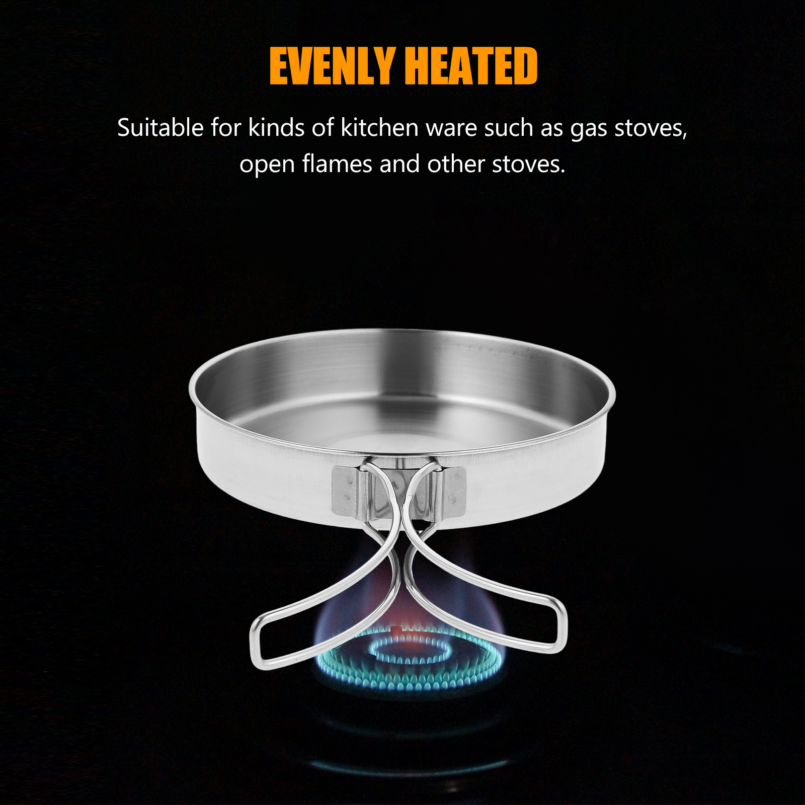 Portable Frying Pan Stainless  - مراجعة Outdoor Camping Griddle وسعره