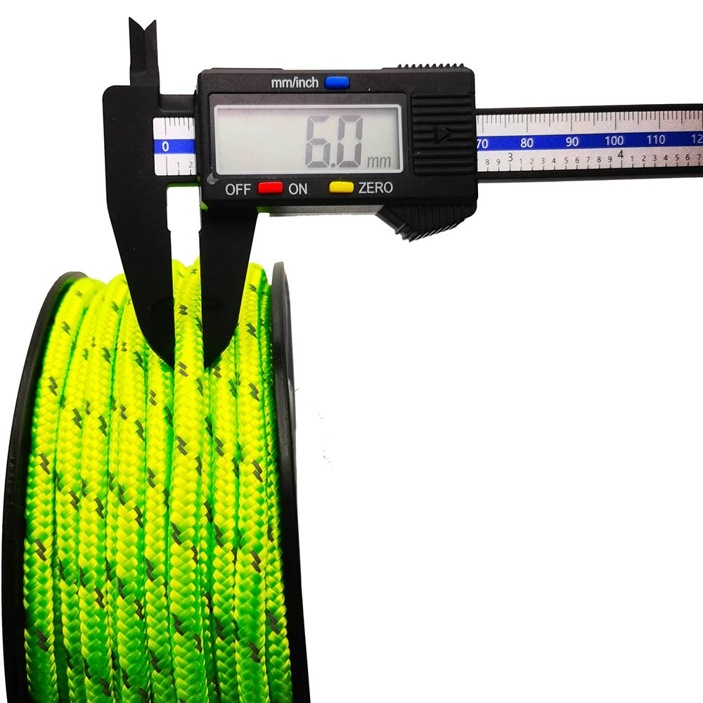 30M Reflective Paracord 6mm Pa - مراجعة Outdoor Camping Extension Cord وسعره
