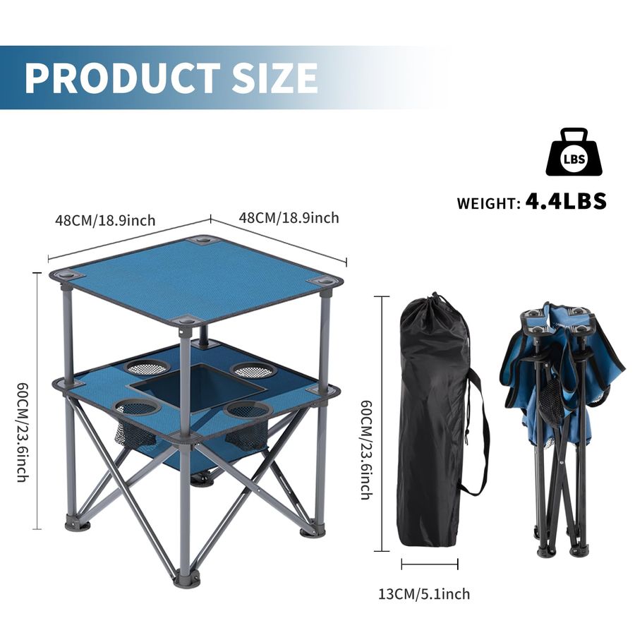 Folding Camping Table, Portabl - مراجعة Outdoor Camping Table وسعره