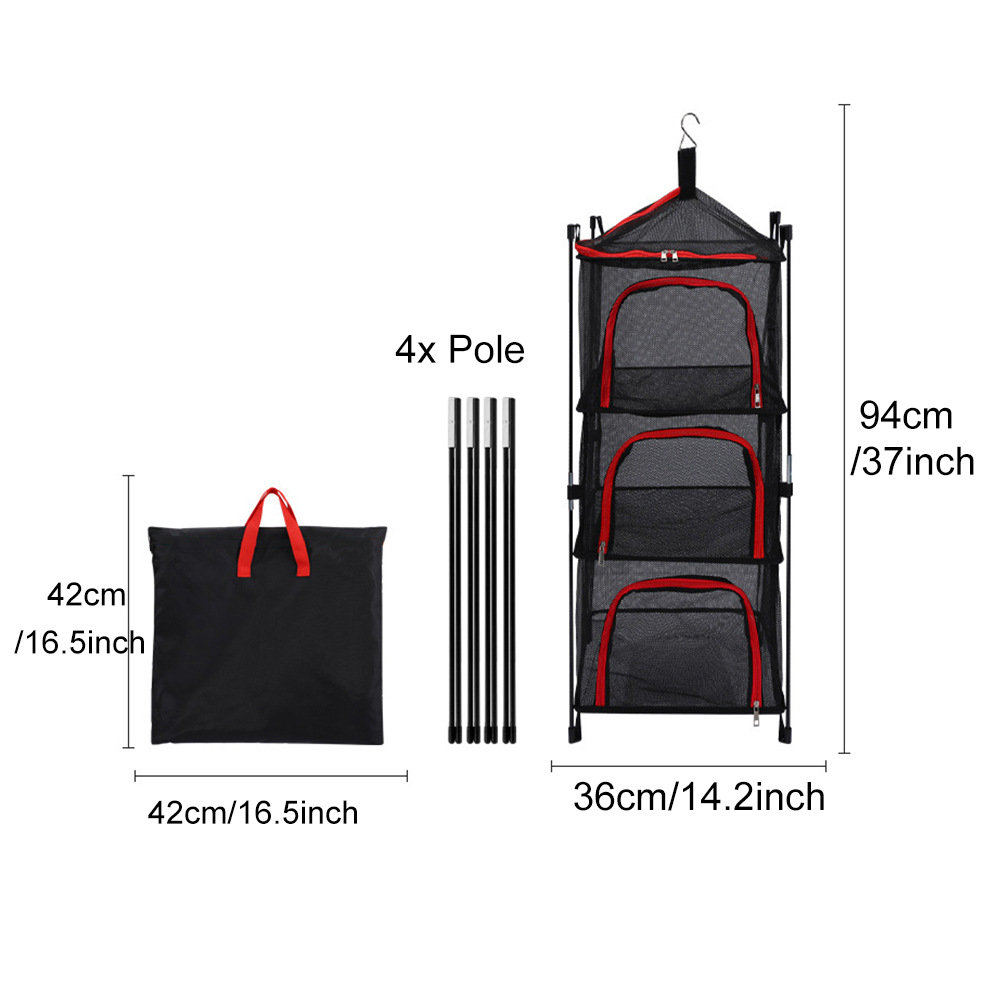 Camping Storage Drying Net 3 L - مراجعة Outdoor Camping World وسعره
