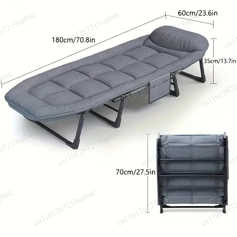 Portable Folding Sleeping Bed  - مراجعة Outdoor Camping Folding Chairs وسعره