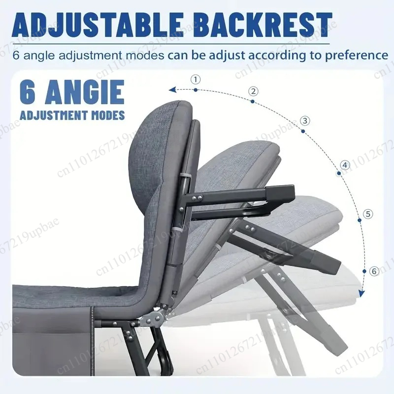 Portable Folding Sleeping Bed  - مراجعة Outdoor Camping Folding Chairs وسعره