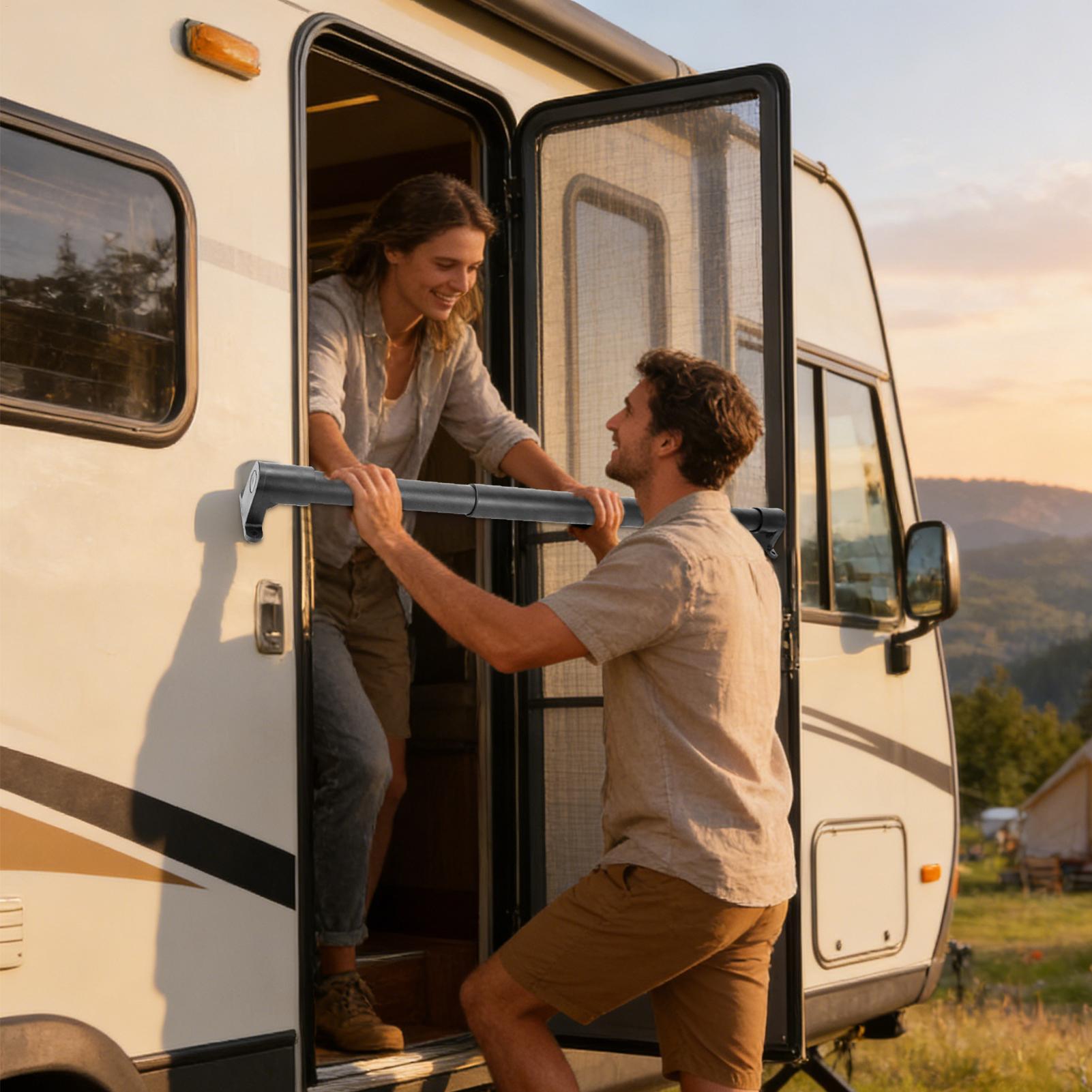 RV Door Handle Adjustable Grab - مراجعة Outdoor Camping Rentals وسعره