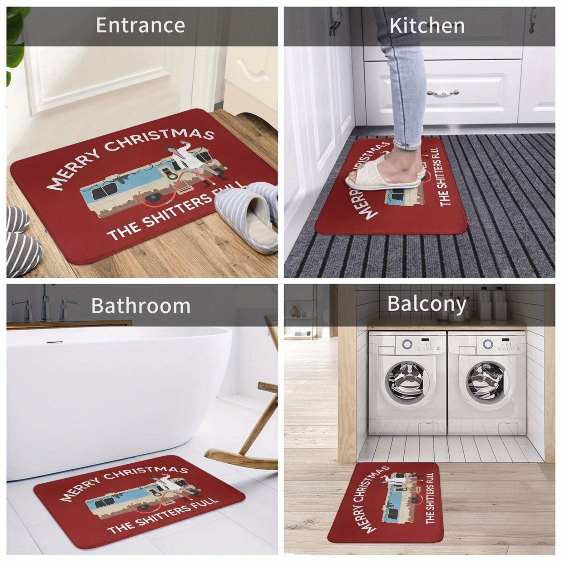 1PC MERRY CHRISTMAS Pattern Ki - مراجعة Outdoor Camping Kitchen With Sink وسعره