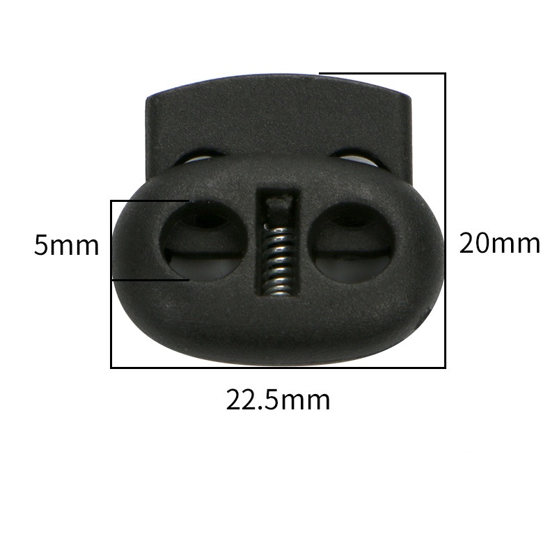 50PCS Cordends Black Draw Cord - مراجعة Outdoor Camping Extension Cord وسعره