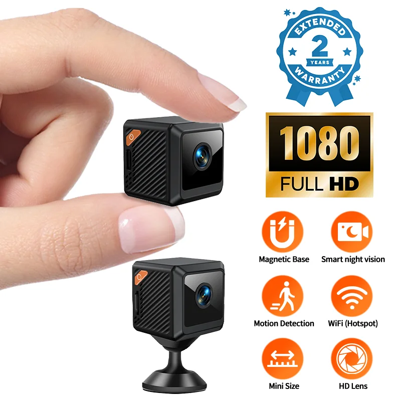 W02 1080P mini security protec - مراجعة Outdoor Camping Videos وسعره
