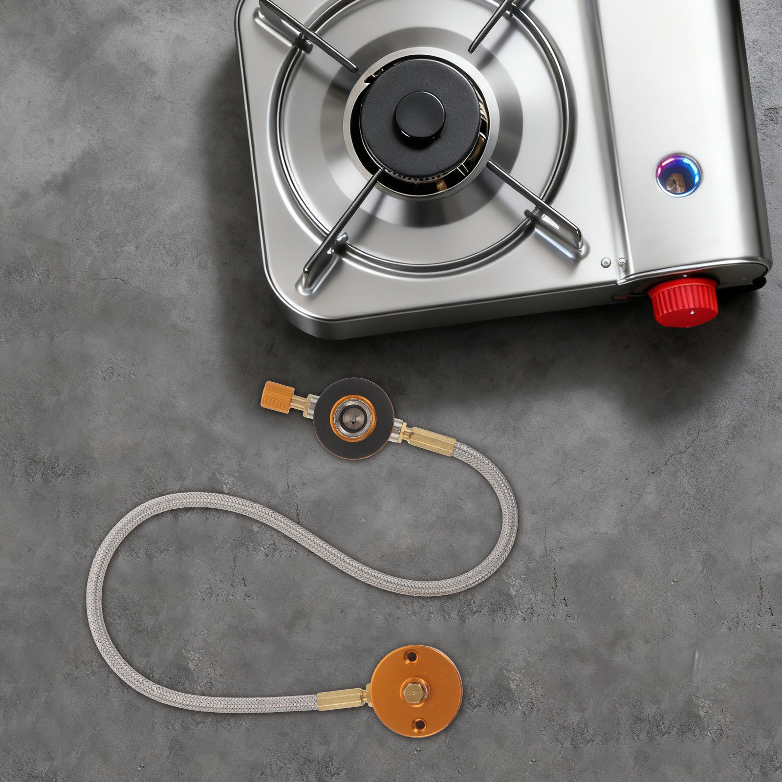 Propane Tank Adapter Hose Exte - مراجعة Outdoor Camping Griddle وسعره
