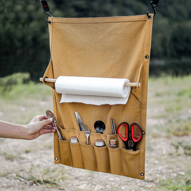 Outdoor Canvas Utensil Organiz - مراجعة Outdoor Camping Wallpaper وسعره