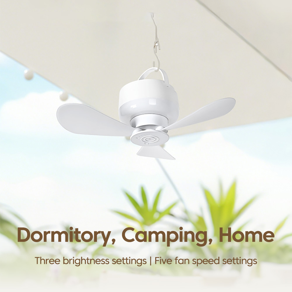 Remote Controlled LED Multi-fu - مراجعة Outdoor Camping Misting Fan وسعره