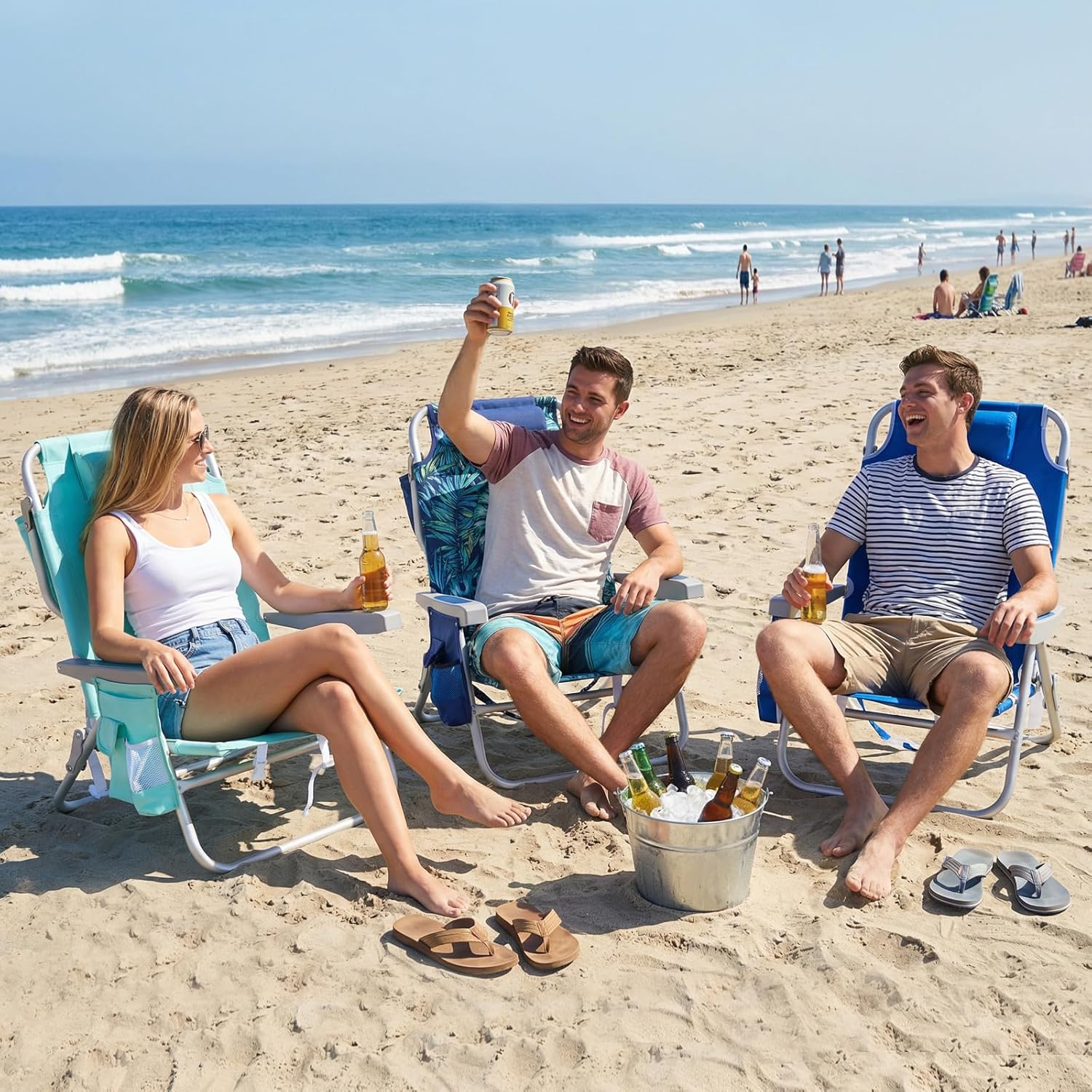Low Beach Chair 2 Pack, 5-Posi - مراجعة Folding Chair وسعره