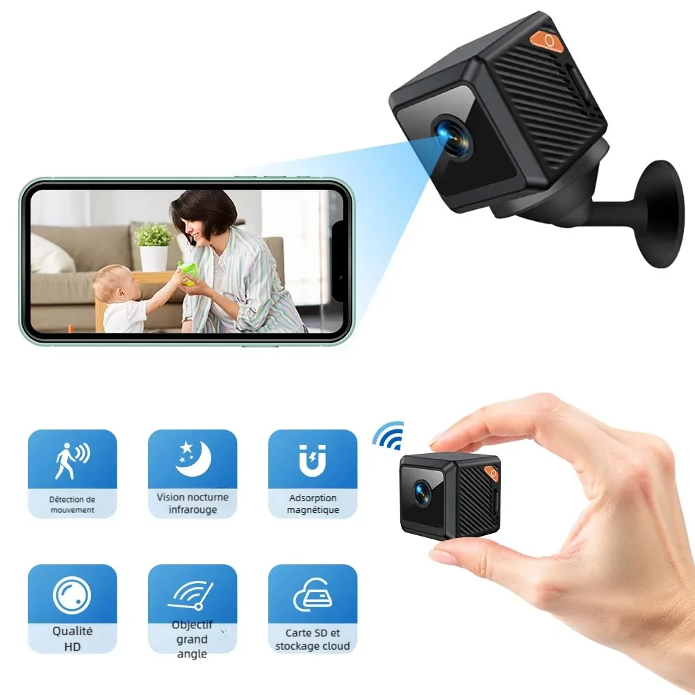 W02 1080P mini security protec - مراجعة Outdoor Camping Videos وسعره