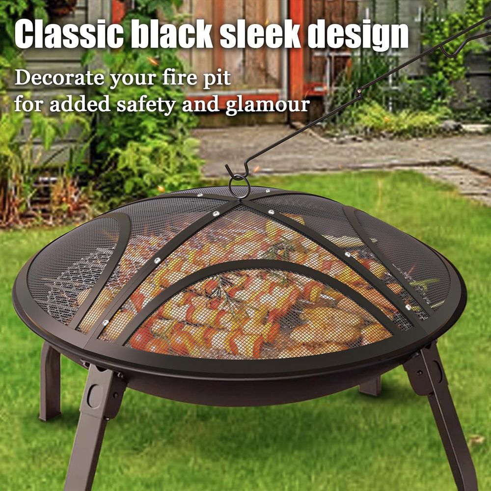40 Outdoor Fire Pit Mesh Cover - مراجعة Outdoor Camping Fire وسعره