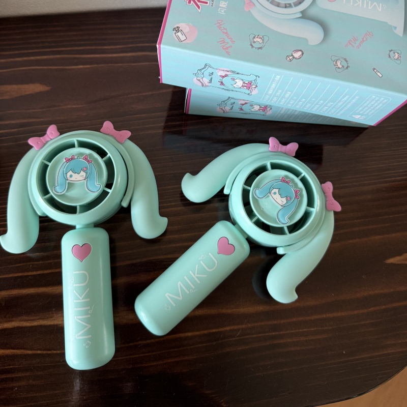 Hatsune Miku Mini Handheld Fan - مراجعة Outdoor Camping Fire وسعره