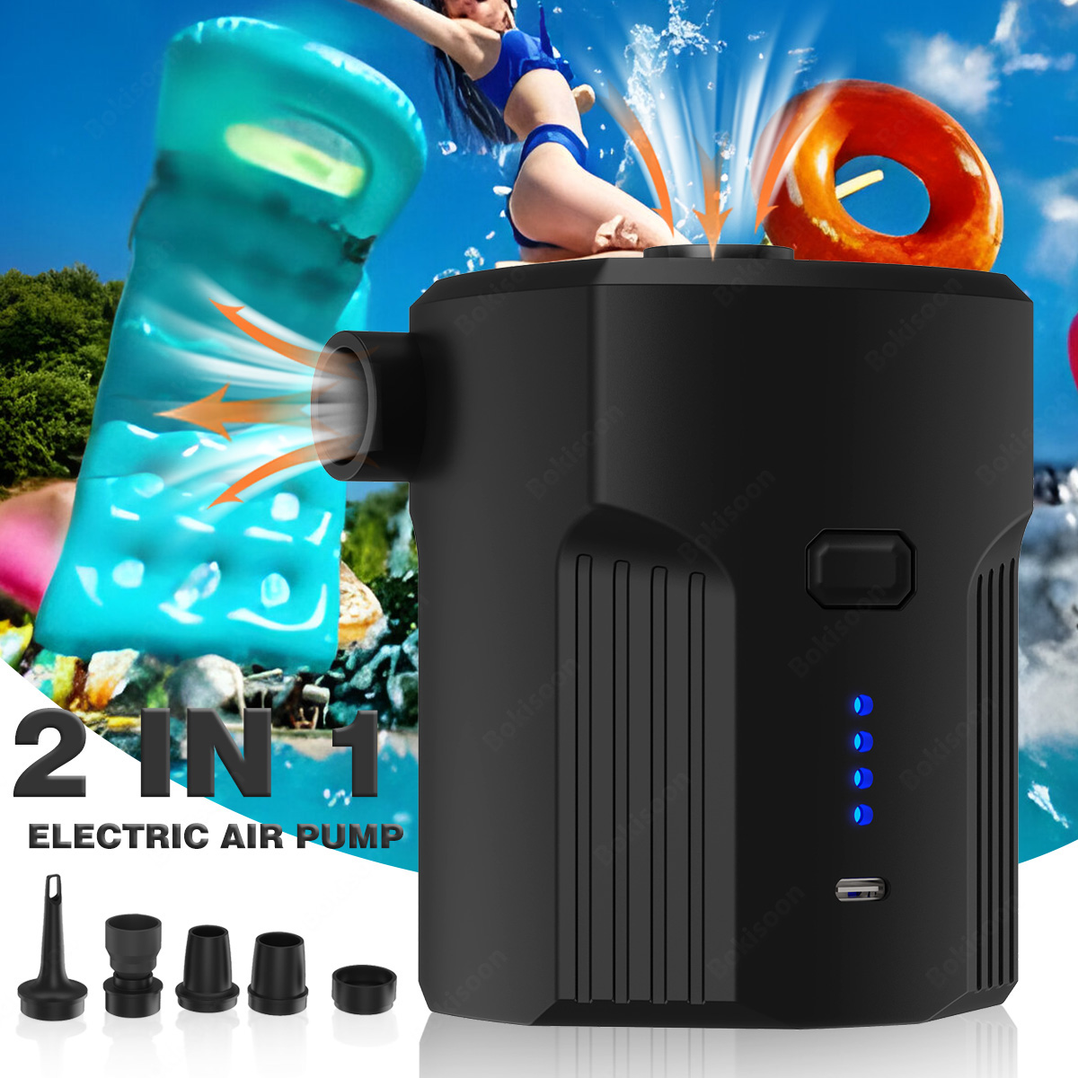 Portable Electric Air Pump for - مراجعة Inflatable Mattress وسعره
