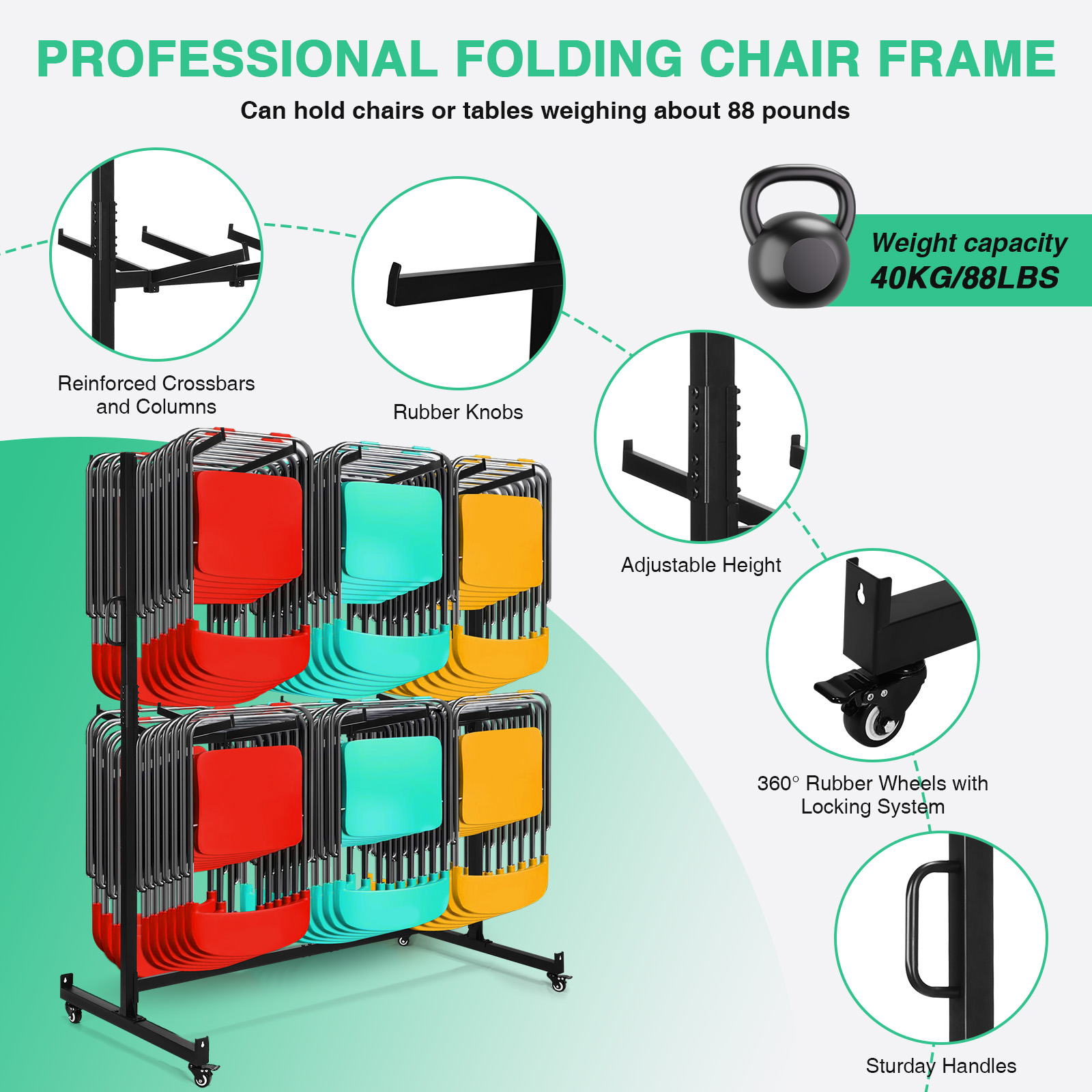 Metal Folding Chair Storage Ra - مراجعة Folding Chair وسعره