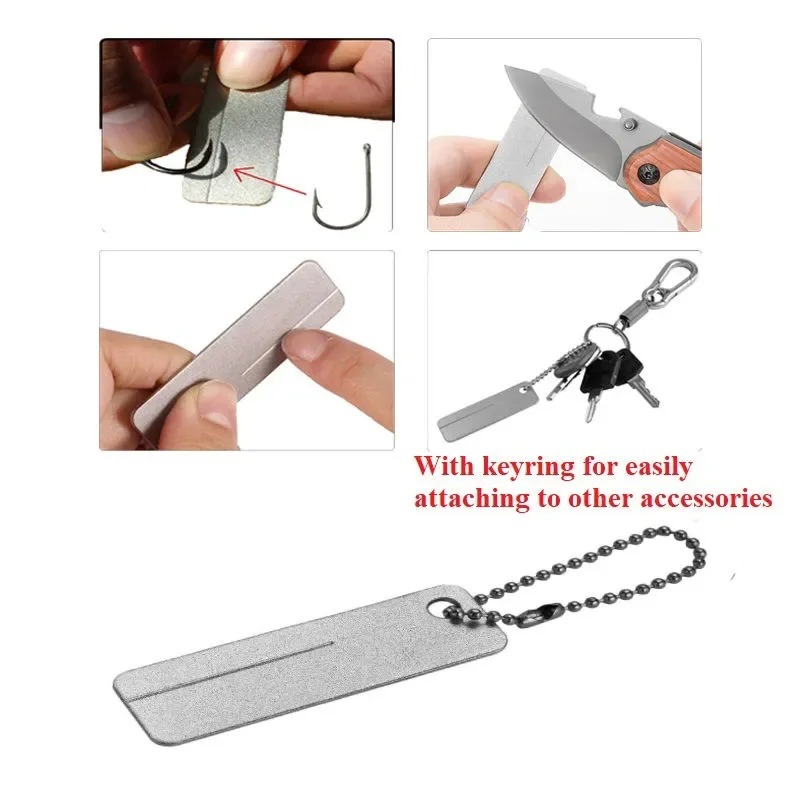 Sharpen Fishing Hook Tools For - مراجعة Outdoor Camping Knife وسعره
