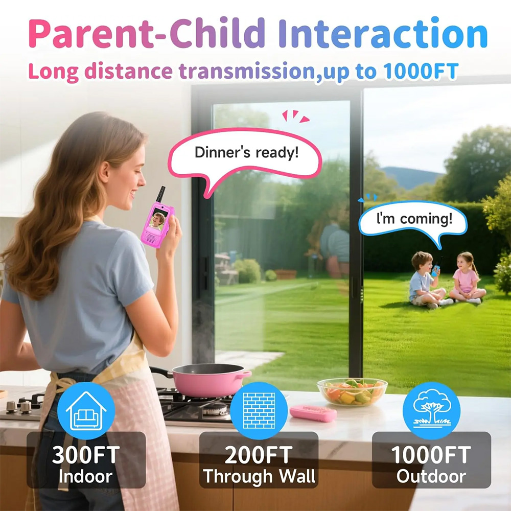 Video Walkie Talkies For Kids, - مراجعة Outdoor Camping Videos وسعره