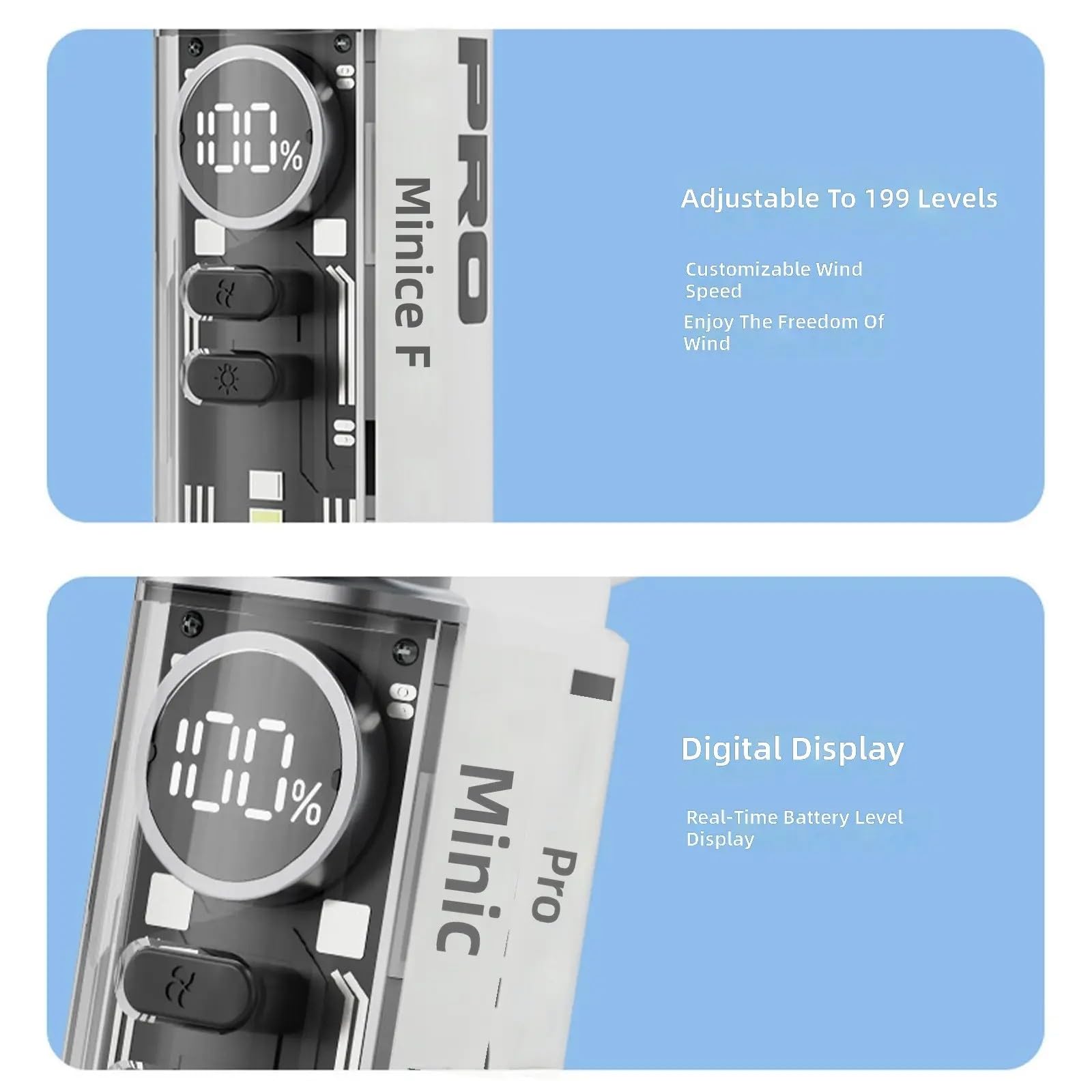 Rechargeable Mini Portable Han - مراجعة Outdoor Camping Misting Fan وسعره
