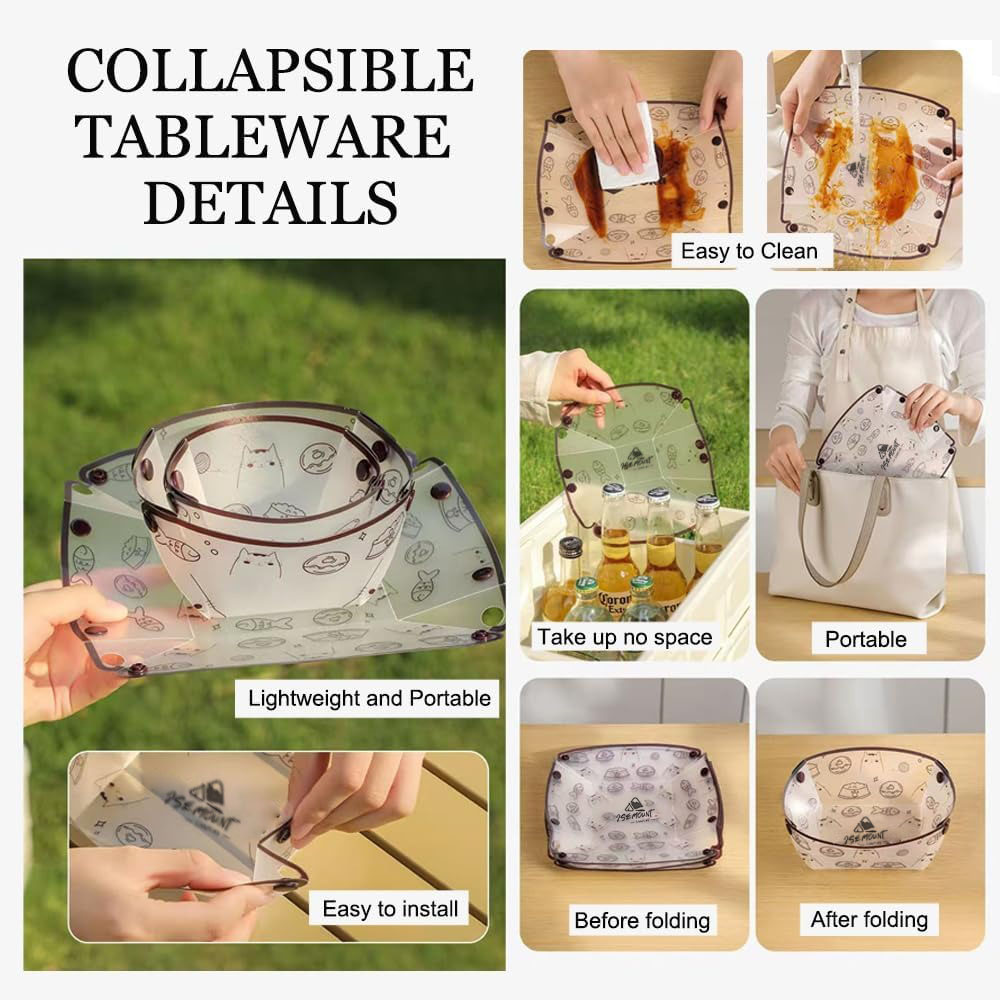 Portable Camping Tableware Set - مراجعة Outdoor Camping Glamping Share وسعره