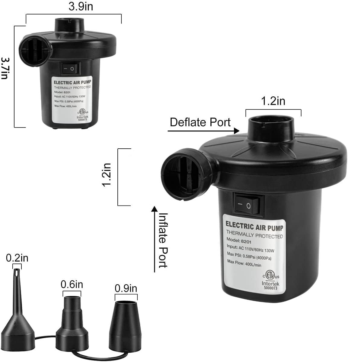 Electric Air Pump for Inflatab - مراجعة Inflatable Mattress وسعره
