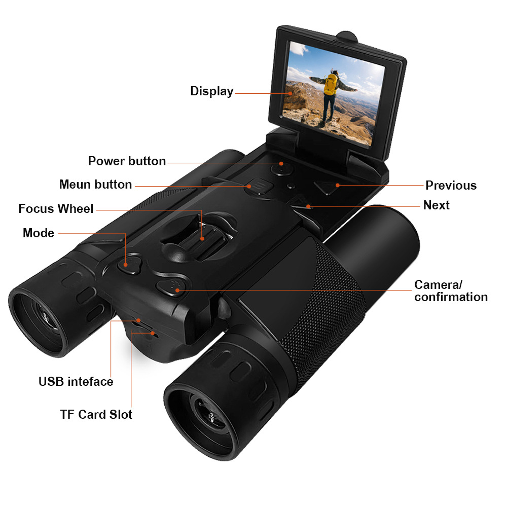 Digital Camera Binoculars 2.0  - مراجعة Outdoor Camping Videos وسعره