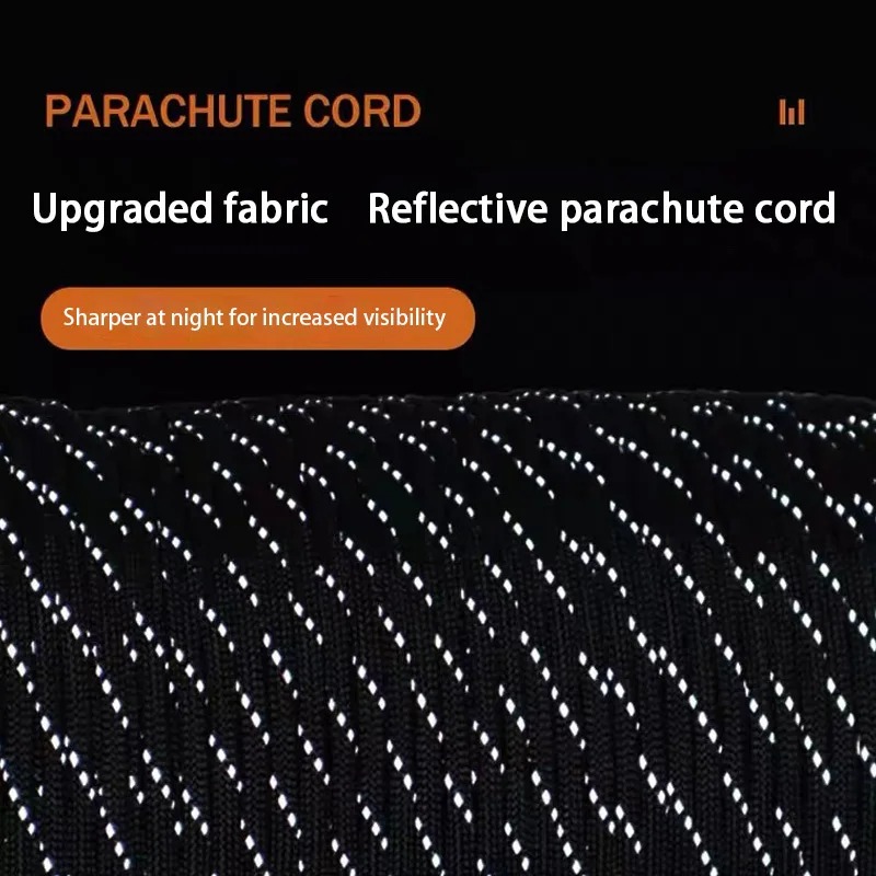 Reflective Paracord 550 Milita - مراجعة Outdoor Camping Extension Cord وسعره