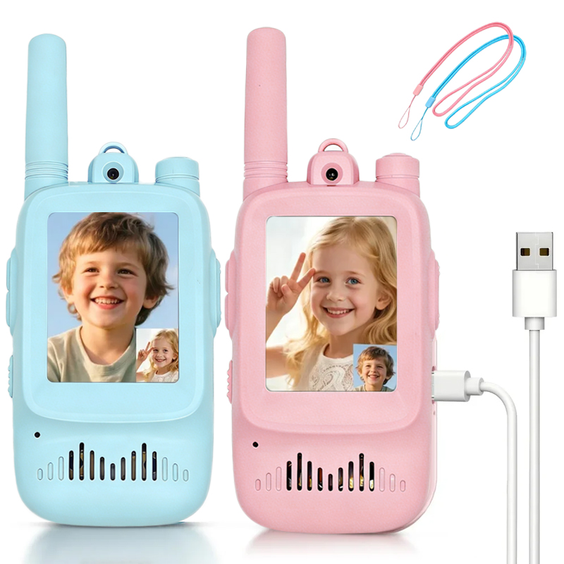2pcs kids Video Walkie Talkie  - مراجعة Outdoor Camping Videos وسعره