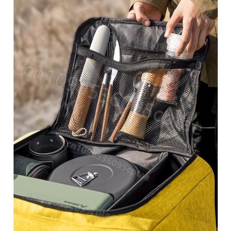 Portable Camping Cookware Set  - مراجعة Outdoor Camping World وسعره
