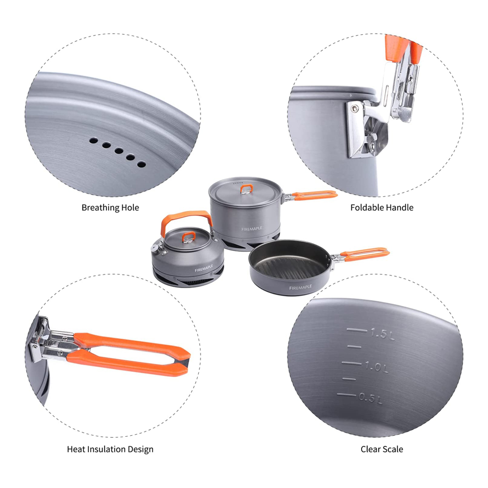 Fire Maple Camping Cookware Ut - مراجعة Outdoor Camping World وسعره