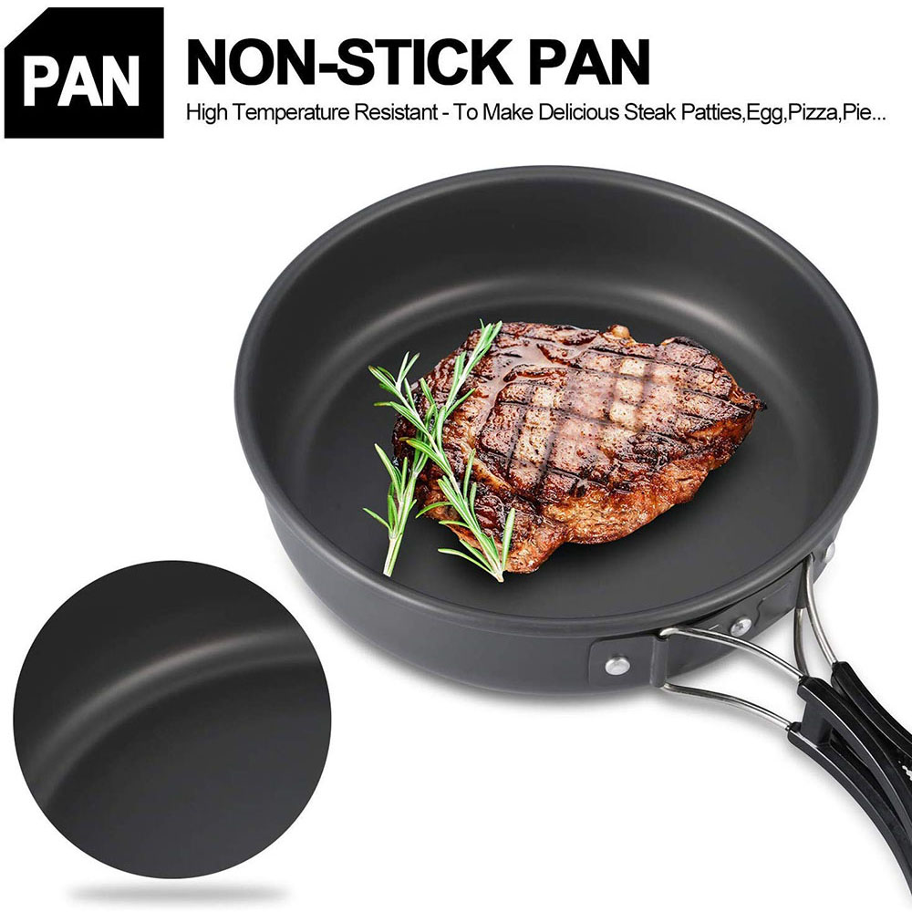 Outdoor camping cookware set m - مراجعة Outdoor Camping World وسعره