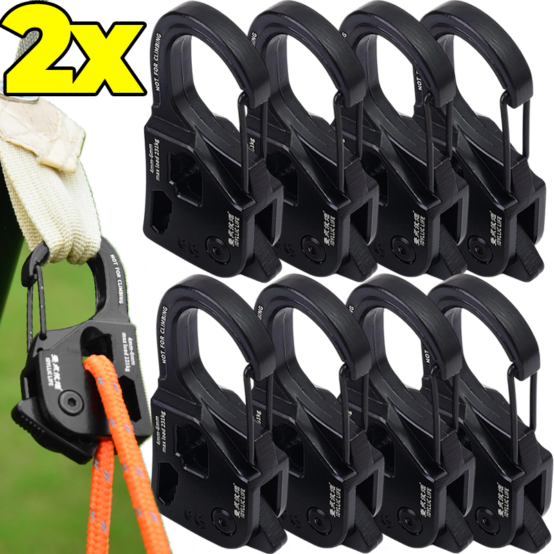 Aluminum Alloy Self Locking Gu - مراجعة Outdoor Camping Extension Cord وسعره