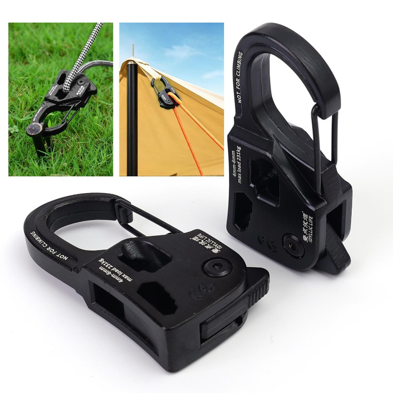 Aluminum Alloy Self Locking Gu - مراجعة Outdoor Camping Extension Cord وسعره