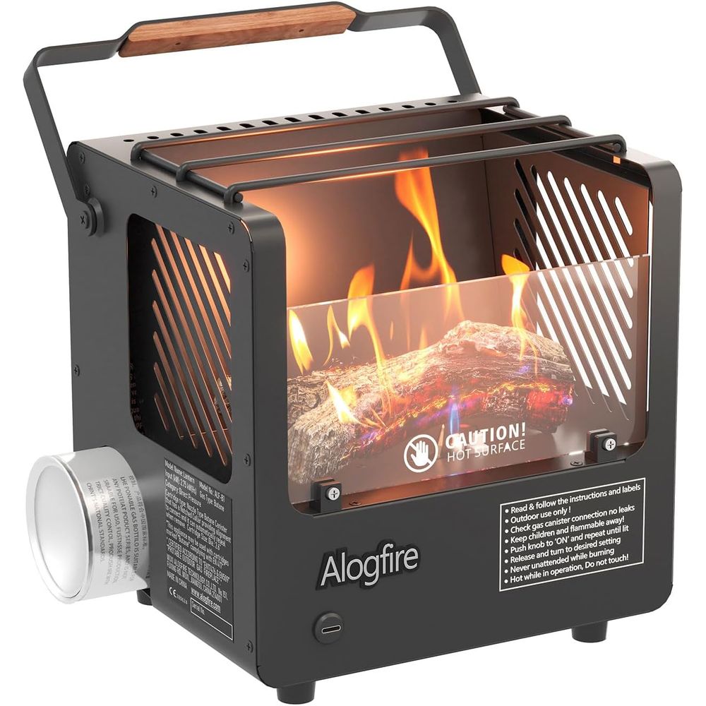 Portable 3-in-1 Gas Fire Pit,  - مراجعة Outdoor Camping Fire وسعره